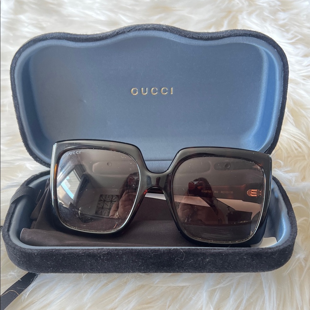 Gucci Oversized Black Sunglasses